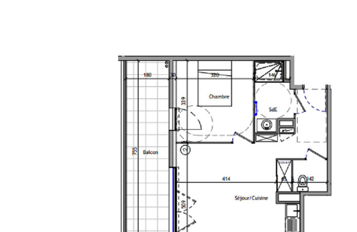 NEUF T2 Beziers 46m2 + Balcon 13m2 + parking — photo 5