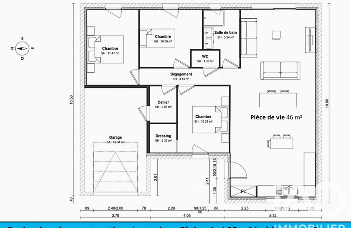 Vente Terrain à bâtir 340 m&sup2; — photo 3