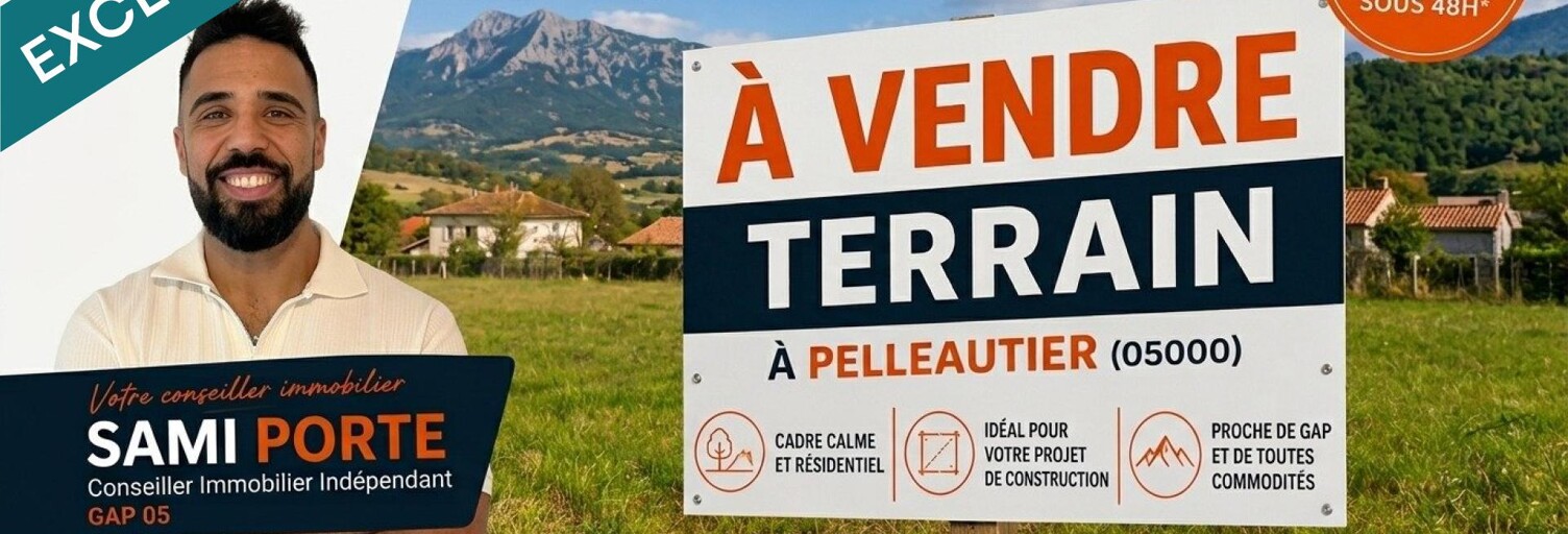 Terrain  800 m² à vendre à Pelleautier (05000)