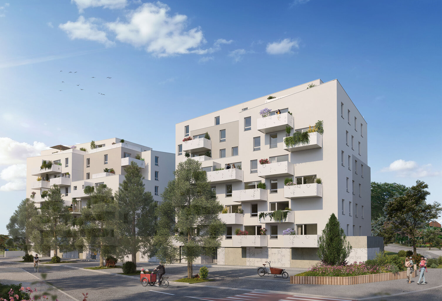 Vente programme neuf T2, T3, T4 41 à 78 m² Bischheim (67800) — photo 1
