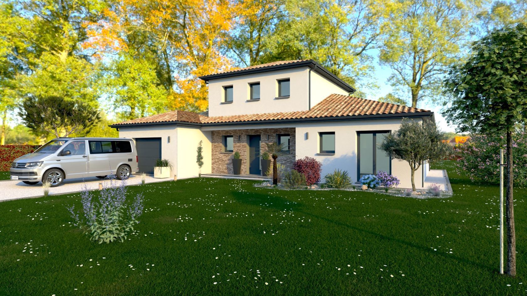 Projet de construction d'une maison 131 m² avec terrain à AUBIERE (63)
