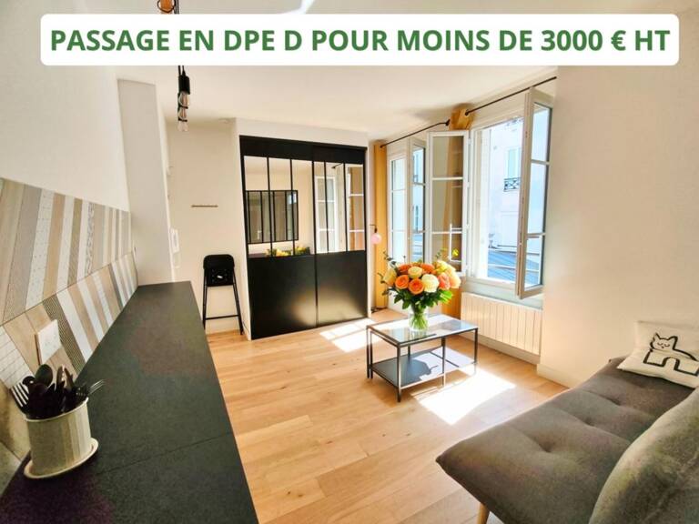 Paris 17e – Rue Truffaut / Batignolles – 2 pièces au calme, rénové, meublé et prêt à vivre — photo 1