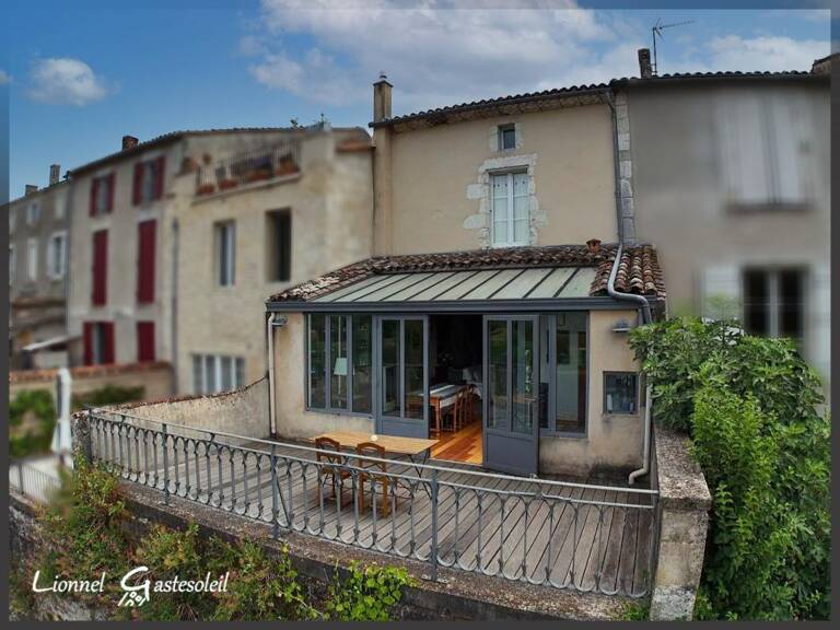 Maison de ville de caractère à vendre 3 à 4 chambres avec vue sur la Dordogne à SAINTE FOY LA GRANDE (33) — photo 1