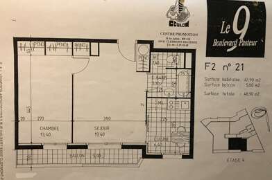 Appartement 2 pièces 700 €