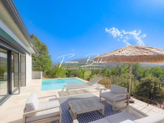 À Vendre Villa T4 de 125m² + Chambres d'hôtes, piscine, garage, Terrain 1550m², Canavaggia, Haute-Corse (20) — photo du bien