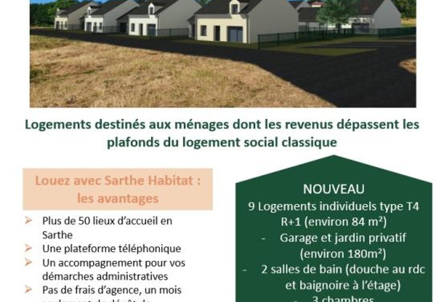 MISE EN LOCATION MAISON NEUVE LA FERTE BERNARD — photo 1