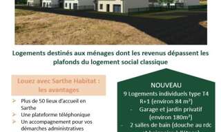 Maison  84 m² à louer à La Ferté-Bernard (72400)