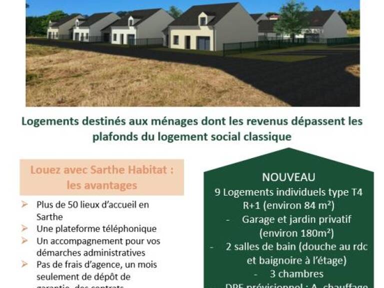 MISE EN LOCATION MAISON NEUVE LA FERTE BERNARD — photo 1