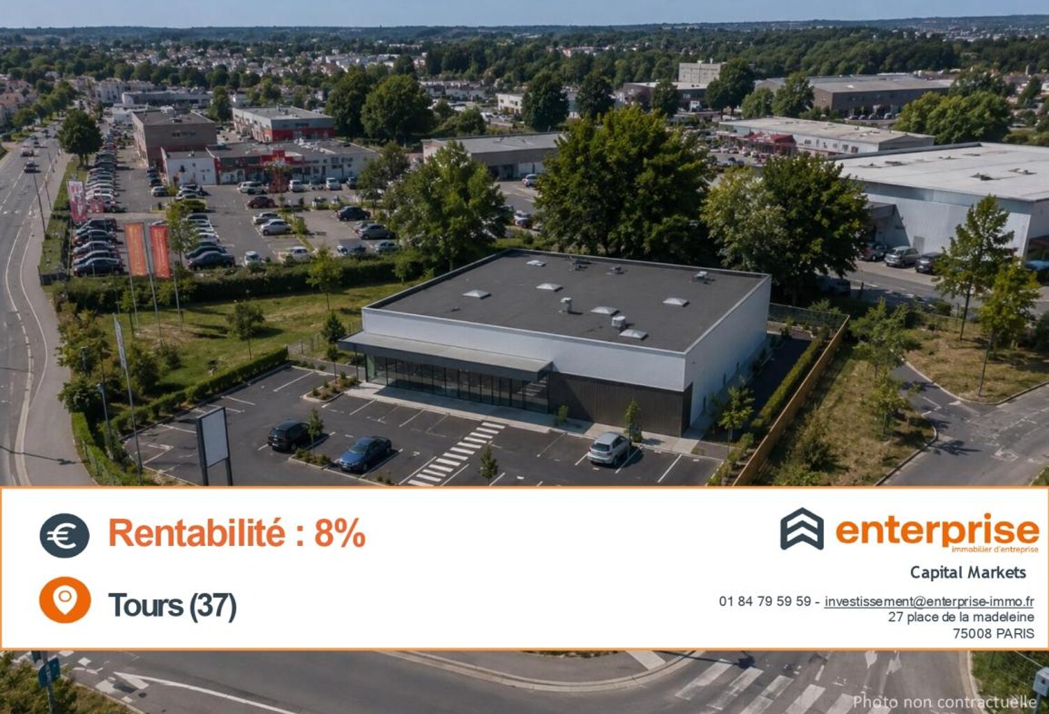 OPPORTUNITÉ D'INVESTISSEMENT - COMMERCE ALIMENTAIRE - RENDEMENT 8% - TOURS (37) — photo 1