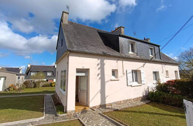29520 Châteauneuf du Faou maison mitoyenne au calme 3 chambres cuisine salon bureau et garage — photo du bien