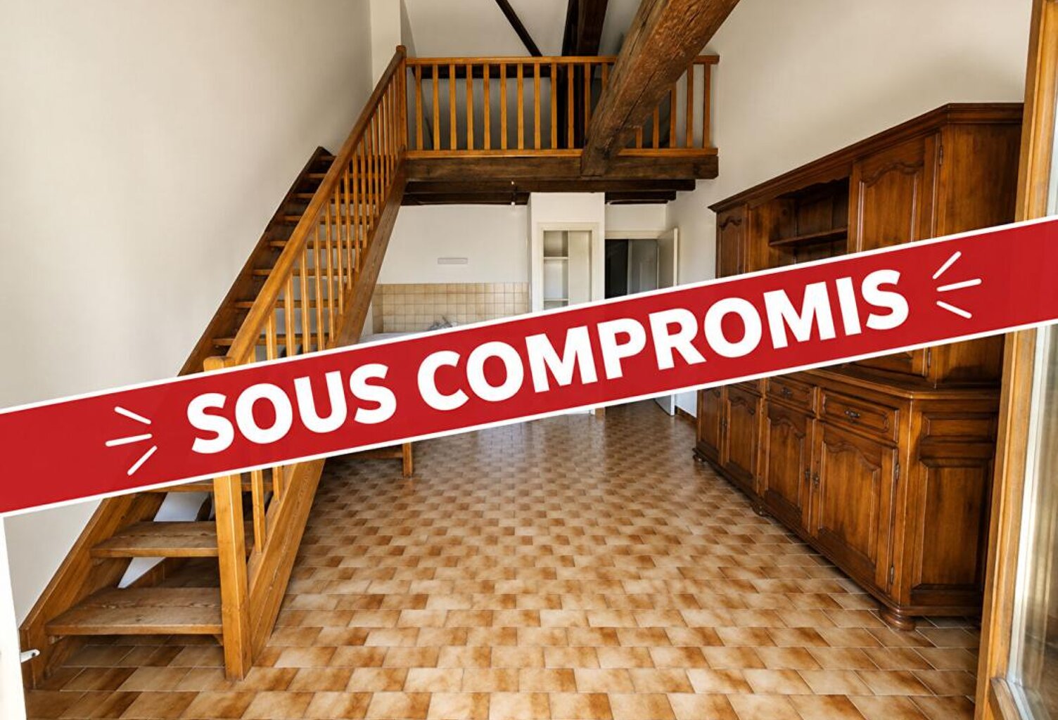 Appartement T2 avec mezzanine, terrasse et parking privatif à Capestang — photo 1