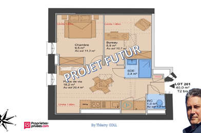 Appartement 1 pièces 212500 €