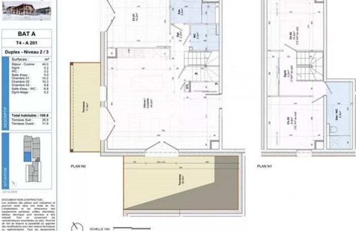 Duplex T4 de 100m² - Centre de Notre Dame de Belle — photo 2