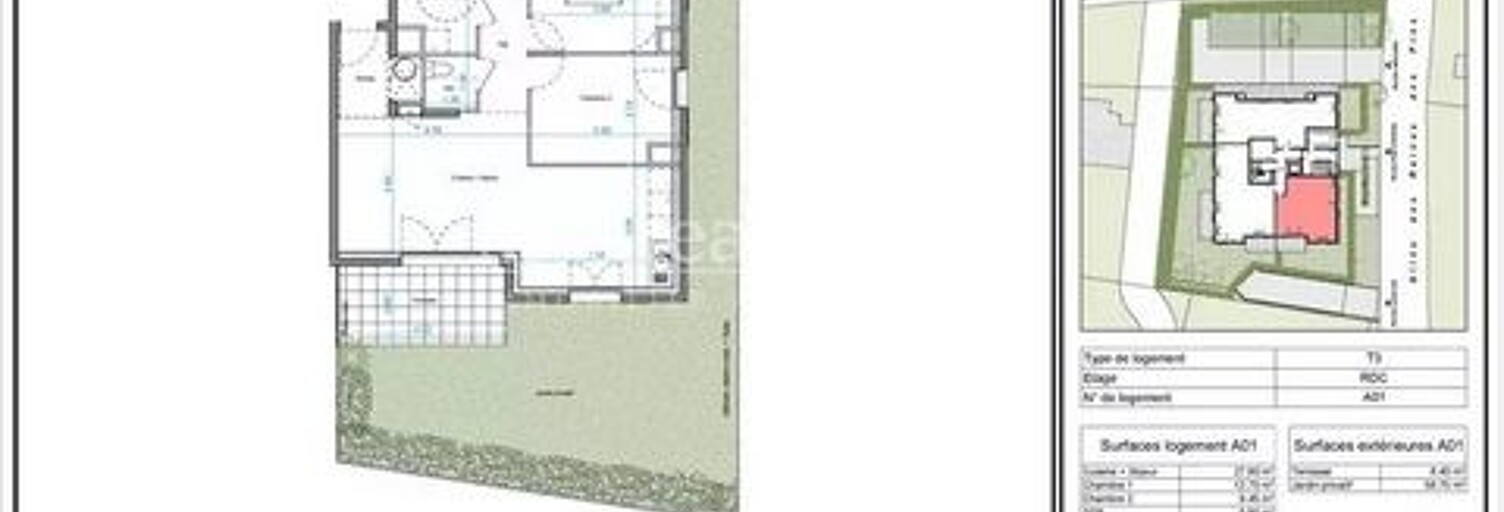 Appartement 3 Pièces 65 m² à vendre à Praz-sur-Arly (74120)