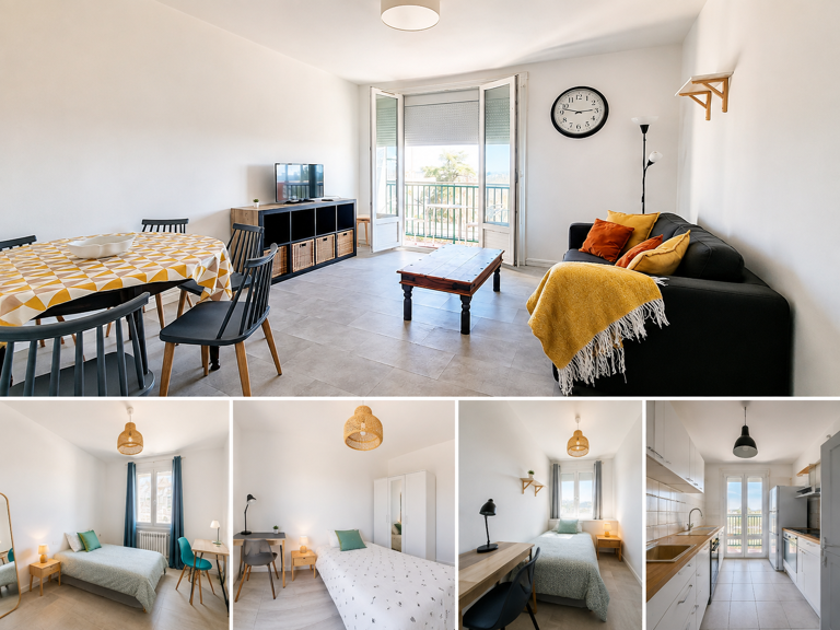 4  pièces - 70 m2  -  NANTES 44300 - CHAMBRE 408EUR CC — photo 1