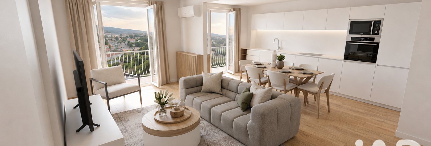 Appartement 4 Pièces 76 m² à vendre à Grasse (06130)