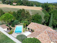 5 min de CREST, en campagne, belle villa 4 chambres, piscine — photo 3