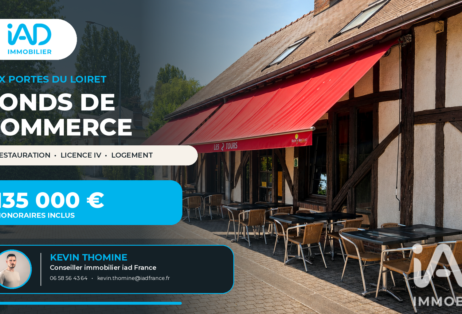 Vente Restaurant 163 m&sup2; — photo 1