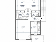 Vente Appartement 3 pièces — photo 2