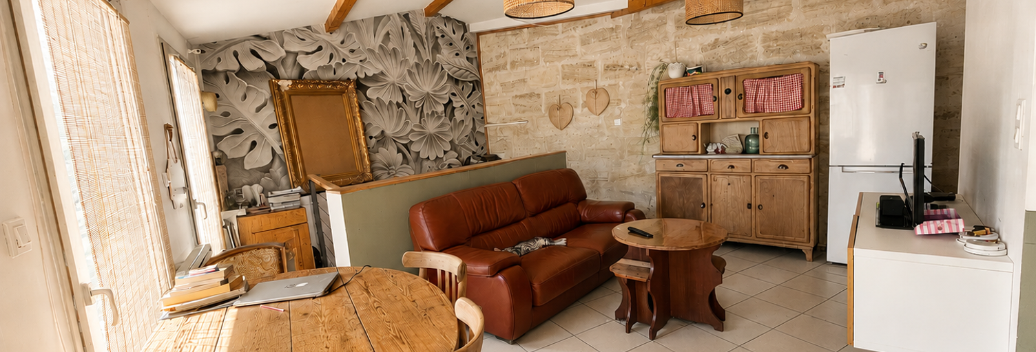 Maison 3 Pièces 61 m² à vendre à Isle-Saint-Georges (33640)