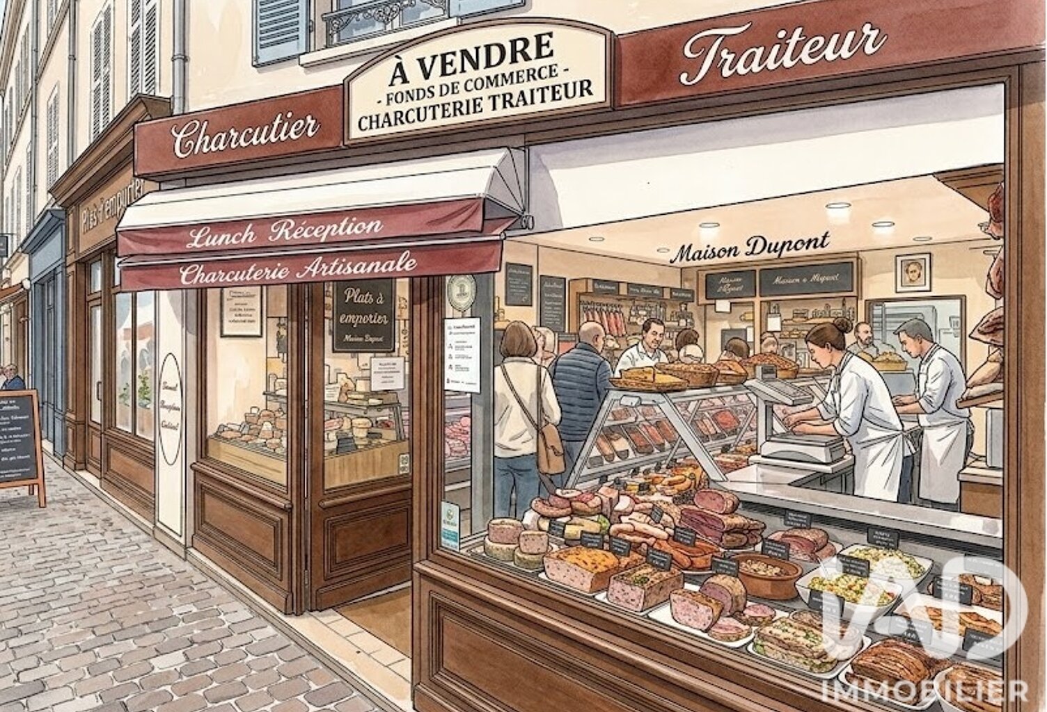 Vente Boucherie, Charcuterie 107 m&sup2; — photo 1