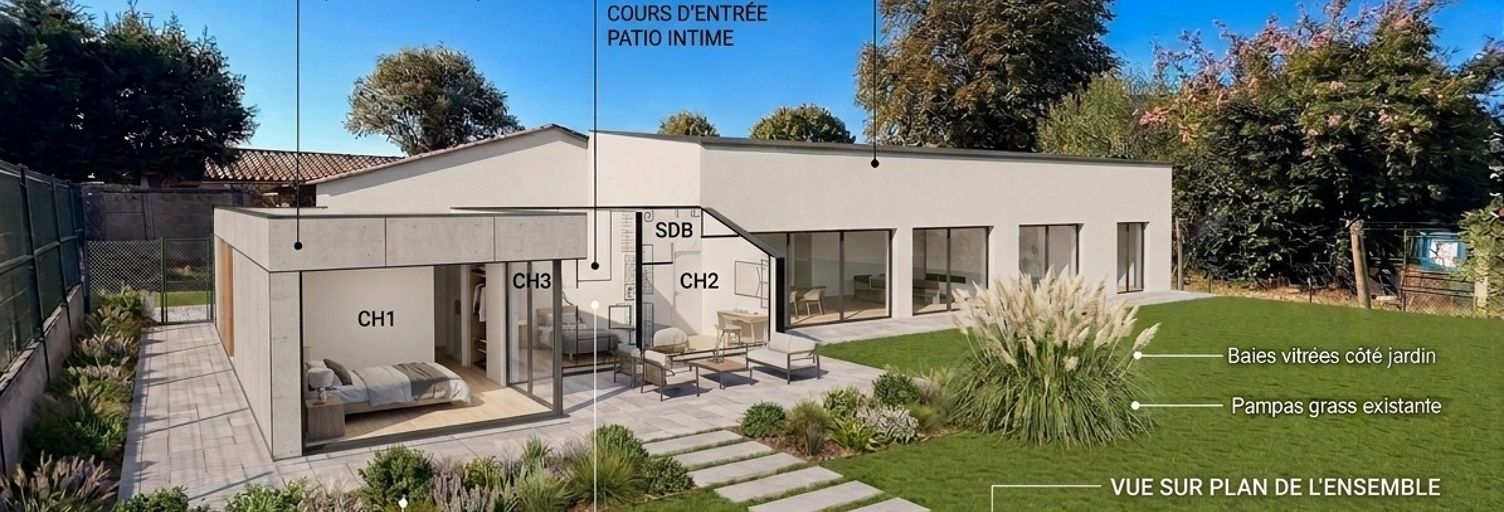 Maison 1 Pièce 55 m² à vendre à Langon (33210)