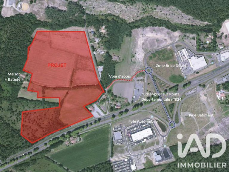 Vente Terrain à bâtir 900 m&sup2; — photo 1