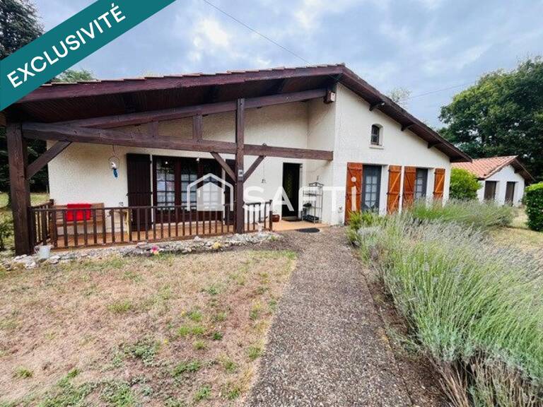 Maison landaise 3 chs, double garage, sur 3280m² terrain arboré. — photo 1