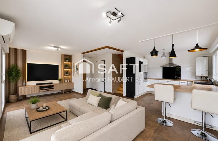 Duplex 83m2  3 chambres jardin et double garage — photo 2