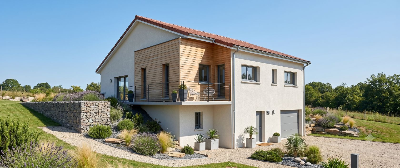 Proposition exemples - Maison avec piscine et terrain avec vue