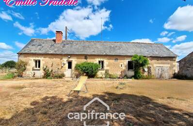 Maison à vendre 4 pièces LHOMME (72)   Propriété de caractère sur plus de 6 hectares en bord du Loir — photo du bien