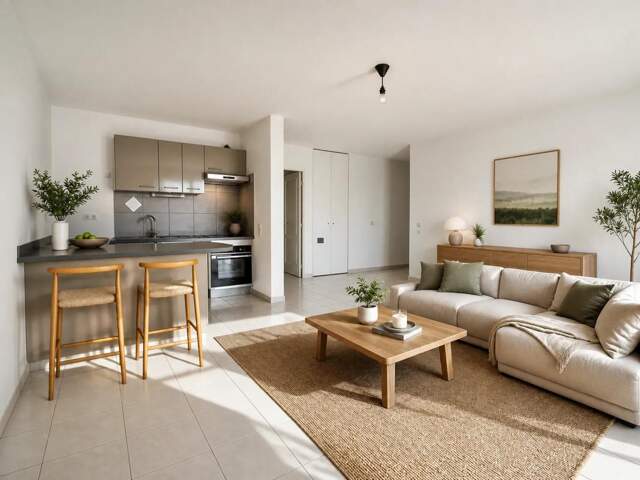 ROUSSET – Appartement T3 avec terrasse et garage sécurisé — photo du bien