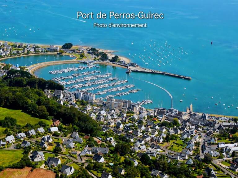 Vente appartement T3, dernier étage, port à pied, 2 balcons, 1 box, Perros-Guirec (22700) — photo 1