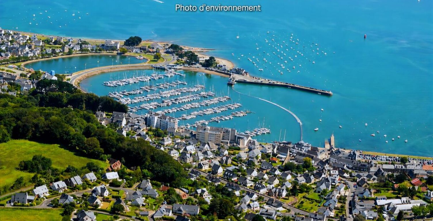 Vente appartement T3, dernier étage, port à pied, 2 balcons, 1 box, Perros-Guirec (22700) — photo 1