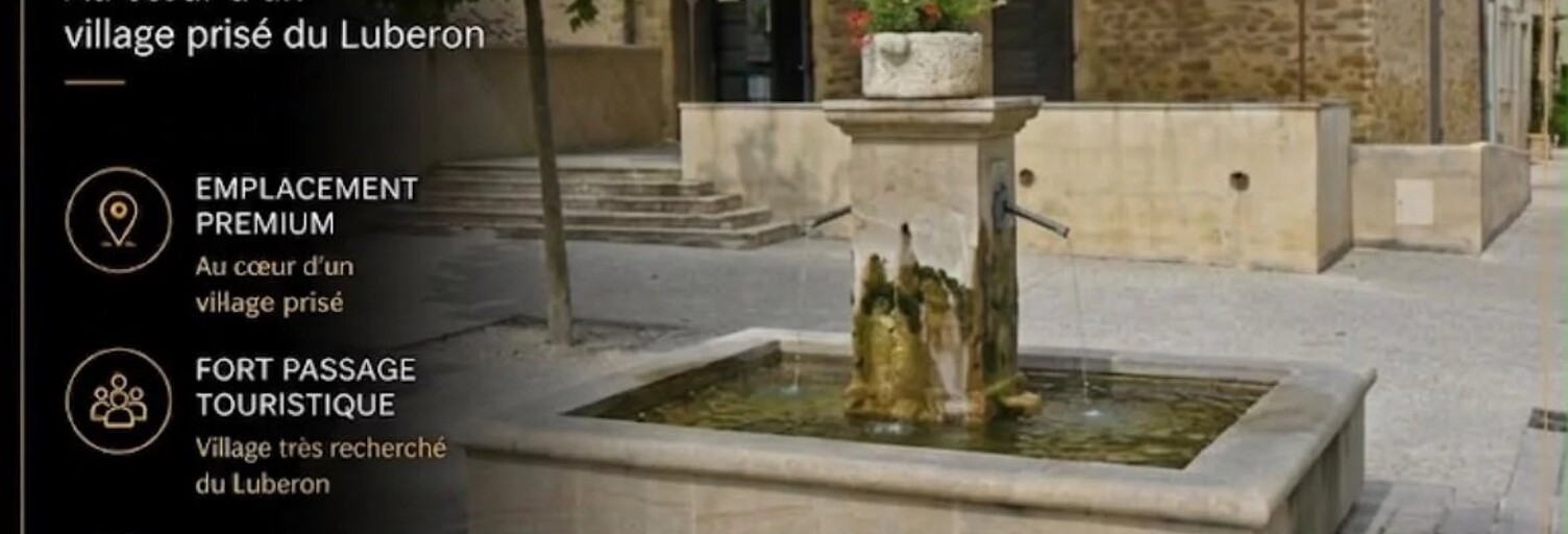 Commerce 2 Pièces 90 m² à vendre à Lourmarin (84160)
