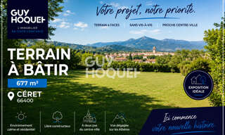 Terrain  677 m² à vendre à Céret (66400)