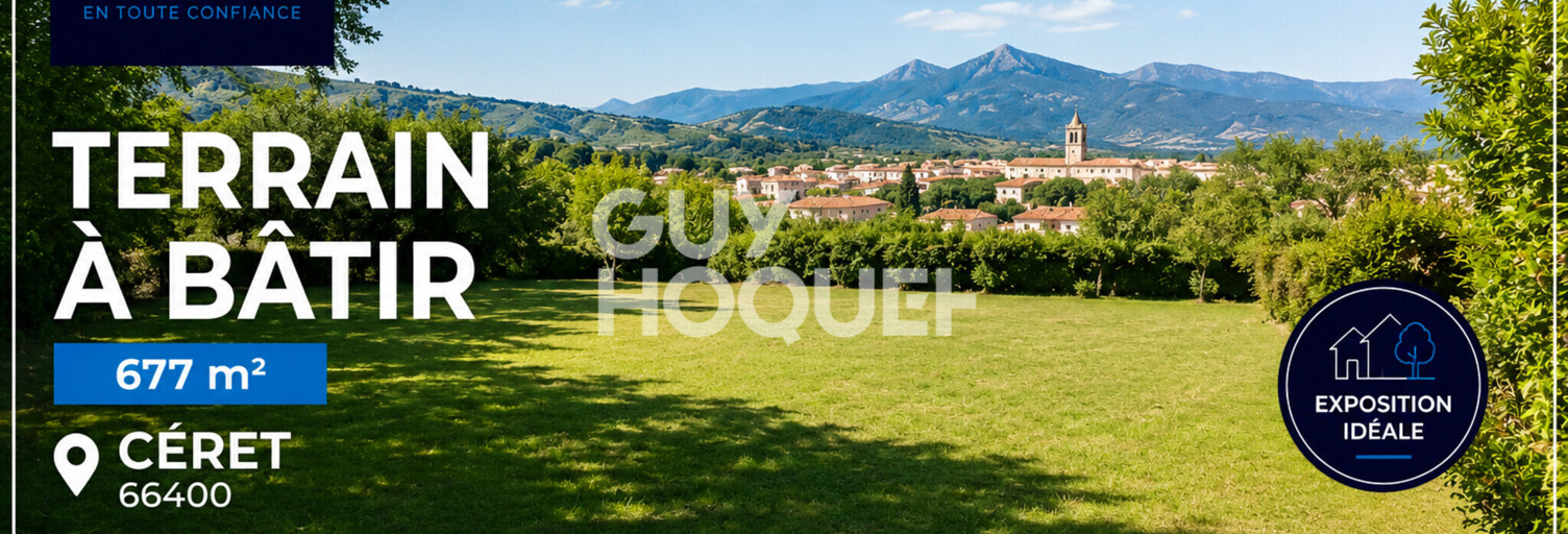 Terrain  677 m² à vendre à Céret (66400)