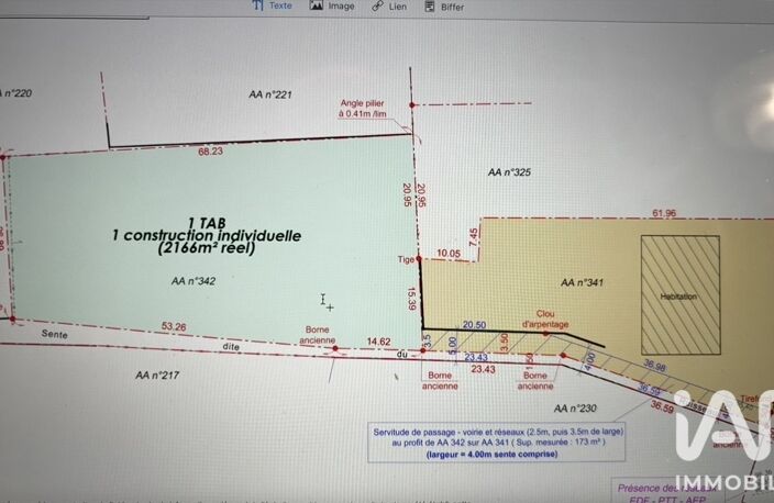 Vente Terrain 2 166 m&sup2; — photo 4