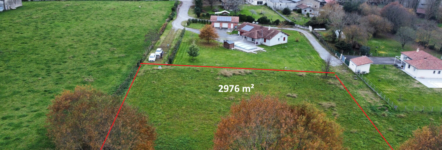 Terrain  2976 m² à vendre à Saint-Palais (64120)