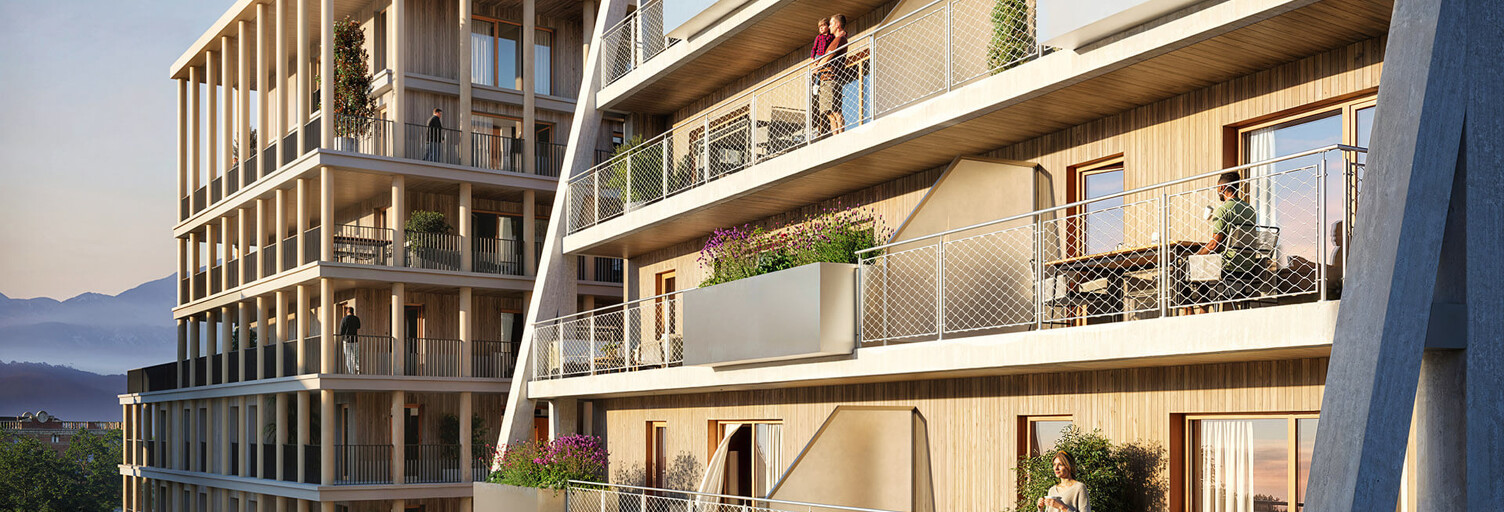 Appartement neuf T2, T3, T4, T5 Pièce 44 à 94 m² à vendre à Thonon-les-Bains (74200)