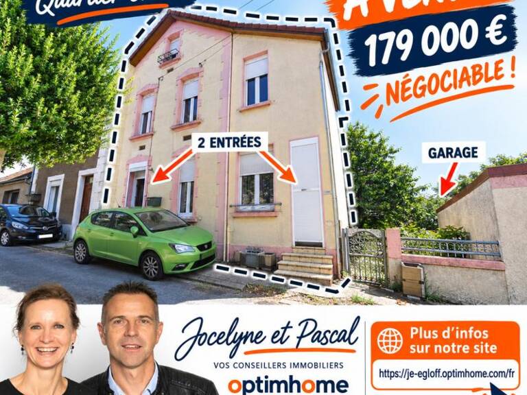 MAISON 108M2 - TERRAIN 294M2 - GARAGE - 3 CHAMBRES AVEC POSSIBILITE D'UNE 4EME — photo 1
