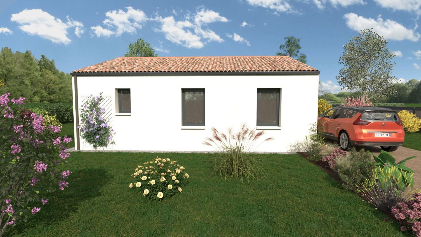 Projet de construction d'une maison 62 m² avec terrain à COUDES (63)
