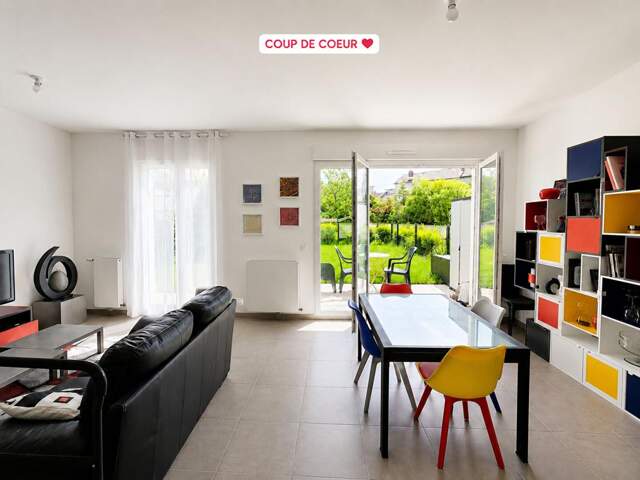 Appartement Vaires Sur Marne 3 pièces 61 m2 - luminosité, jardin, 200 m gare SNCF — photo du bien