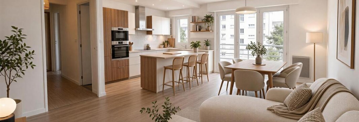 Appartement 3 Pièces 58 m² à vendre à Nantes (44300)