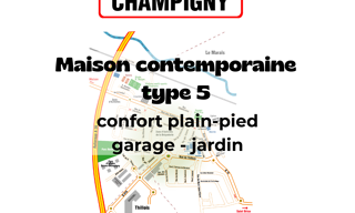 Maison 5 Pièces 154 m² à vendre à Champigny (51370)