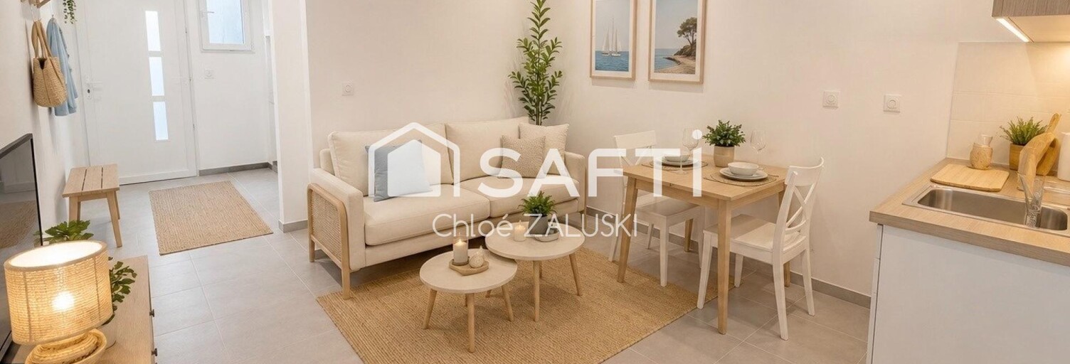 Appartement 1 Pièce 26 m² à vendre à Saint-Raphaël (83700)