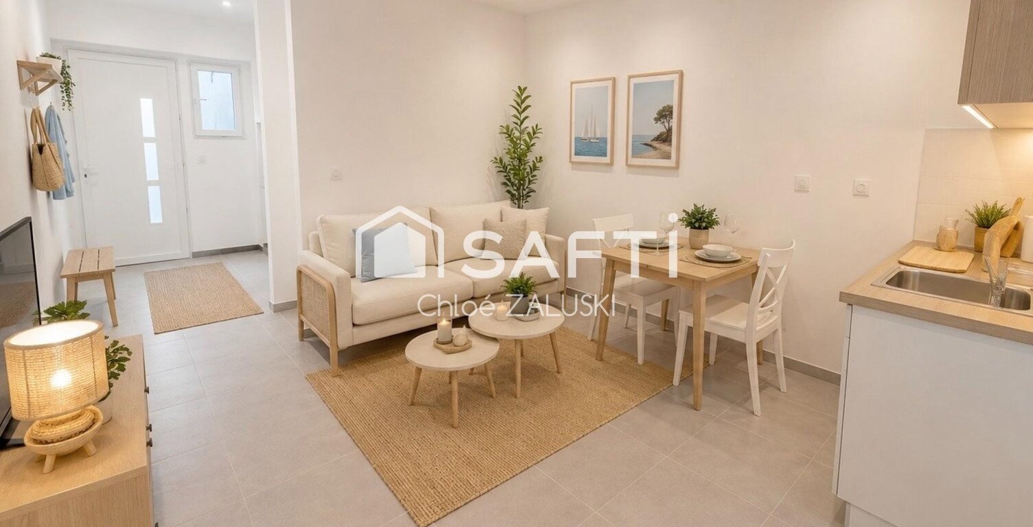 Studio refait à neuf, triangle d'or à 50m de la mer — photo 1