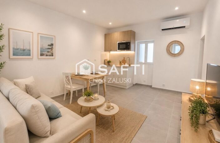 Studio refait à neuf, triangle d'or à 50m de la mer — photo 3