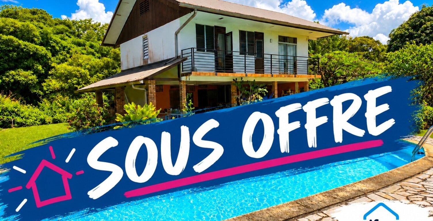 Matoury – Propriété sur 2 niveaux avec piscine sur près de 1,5 hectare — photo 1