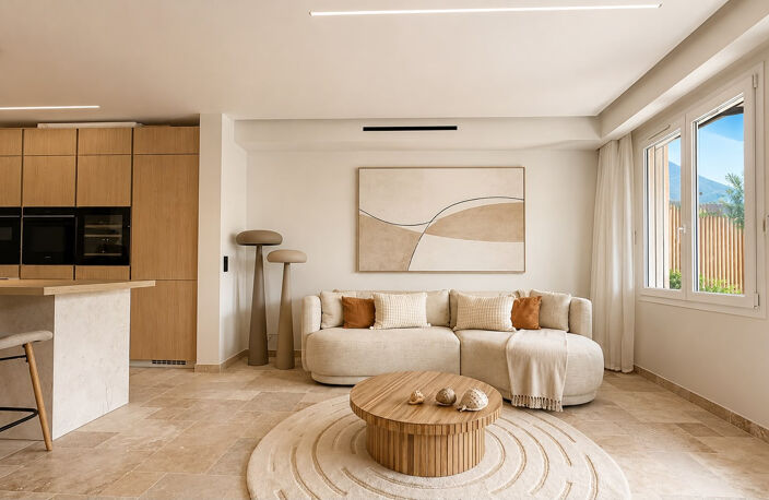MAZET 2 CHAMBRES TERRASSE APERCU MER  CENTRE ET PLAGE A PIED DES ISSAMBRES — photo 3